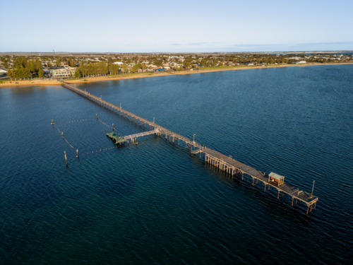 Ceduna jetty - Australian Stock Image