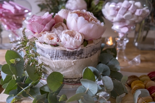 Celebration cake - Australian Stock Image