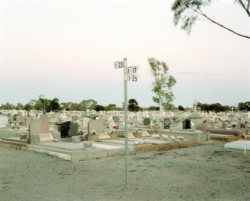 Cemetary in remote town