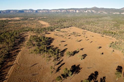 Central Queensland Aerial View - Australian Stock Image