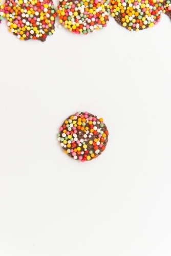 chocolate freckles - Australian Stock Image