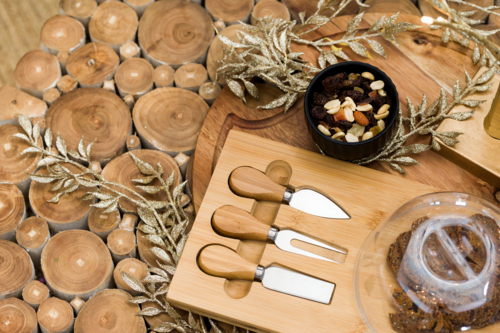 Christmas Table Styling - Australian Stock Image