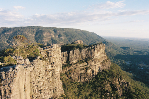 Cliff Formations and mountains in victoria australia - Australian Stock Image