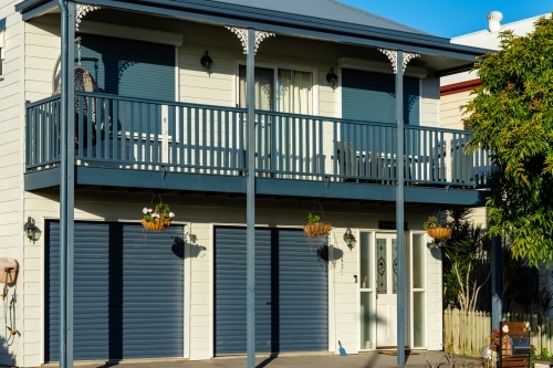 close up of a House in an Australian Suburb - Australian Stock Image