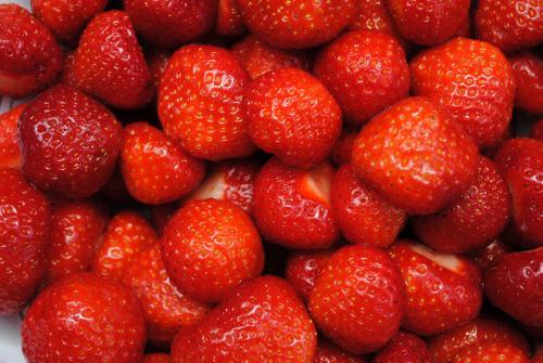 Close up photo of strawberries