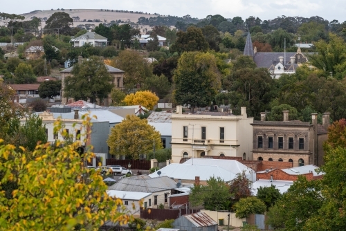 Clunes town view