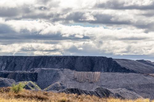 Coal Mine Tailings - Australian Stock Image