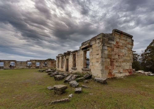 Coal Mines Historic site in Tasmania - Australian Stock Image