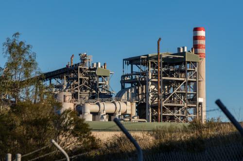 Coal powered power station - Australian Stock Image