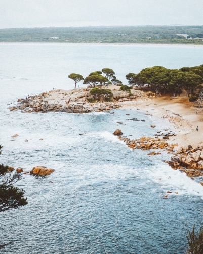 Coast line elevated view - Australian Stock Image