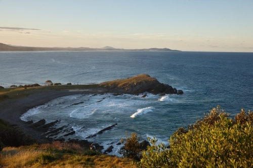 Coastal landscape on sunrise - Australian Stock Image