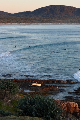 Coastal landscape on sunrise - Australian Stock Image