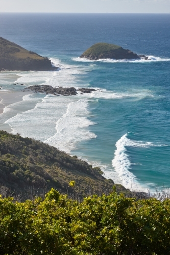 Coastal landscape on sunrise - Australian Stock Image