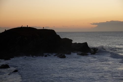 Coastal landscape on sunrise - Australian Stock Image