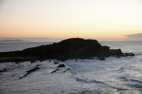 Coastal landscape on sunrise - Australian Stock Image