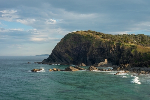 Coastline and ocean on sunny day - Australian Stock Image