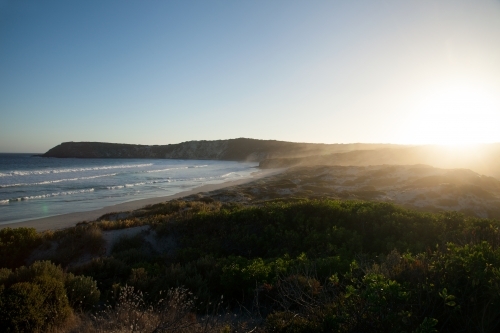 Coastline at sunrise - Australian Stock Image