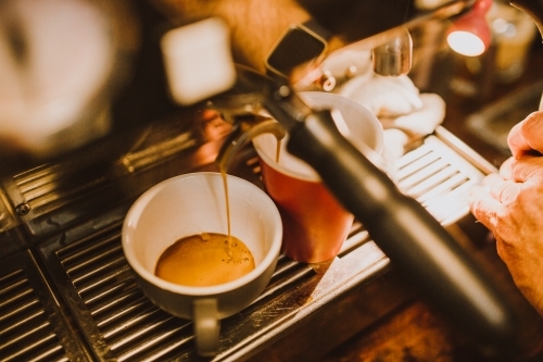 Coffee in a cup - Australian Stock Image