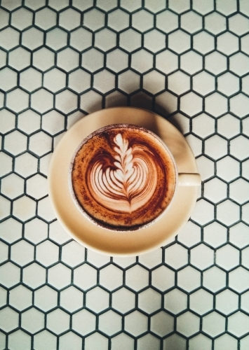 Coffee on the table - Australian Stock Image