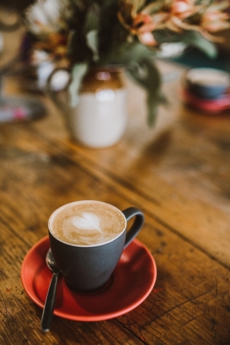 Coffee ready to drink - Australian Stock Image