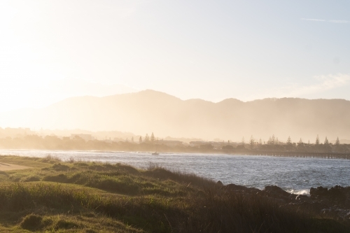 Coffs Harbour shoreline - Australian Stock Image
