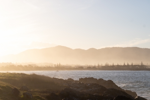 Coffs Harbour shoreline - Australian Stock Image