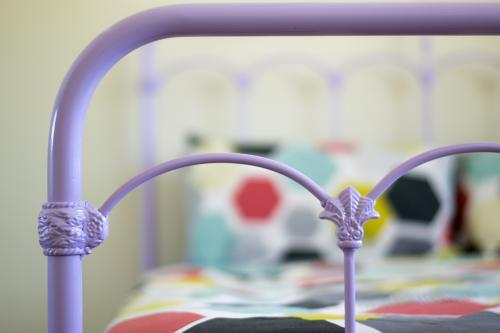 Colourful bed - Australian Stock Image