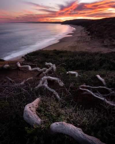 Colourful Sunset on the Great Ocean Road