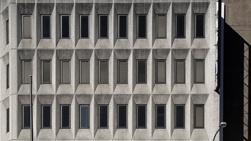 Concrete Building Facade - Australian Stock Image