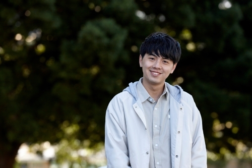Confident young Chinese student - Australian Stock Image