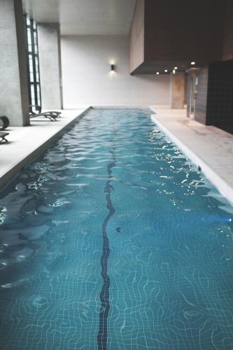 Contemporary Pool Laps - Australian Stock Image