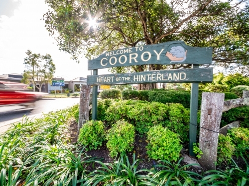 Cooroy, town sign