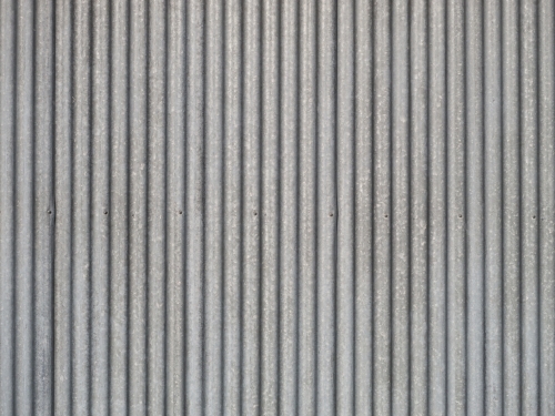 Corrugated Iron on the side of a shed - Australian Stock Image