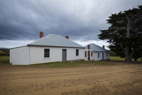 Cottages in Darlington township (c.1849) - Maria Island National Park - Tasmania - Australia