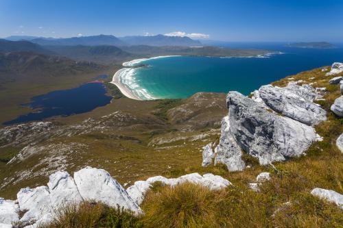 Cox Bight from New Harbour Range - Australian Stock Image
