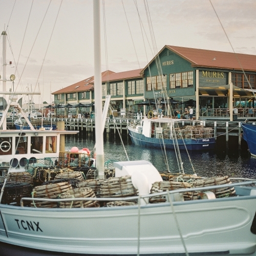 Crab Pot on Boat - Australian Stock Image