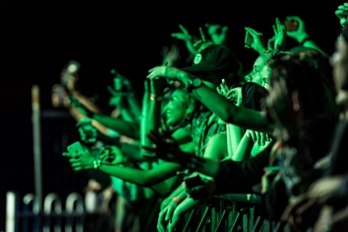 crowd at festival - Australian Stock Image