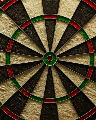 Dartboard close up - Australian Stock Image