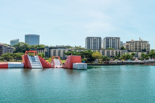 Darwin Waterfront lagoon - Australian Stock Image