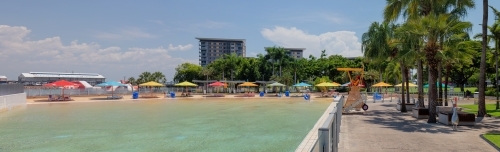 Darwin Waterfront Panorama Banner - Australian Stock Image