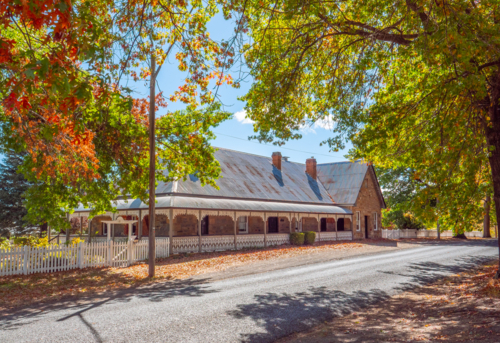 Deloraine, a historic house at the entrance to Tenterfield - Australian Stock Image