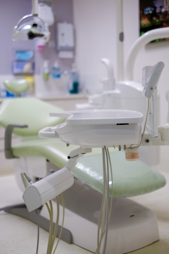 Dental equipment and chair - Australian Stock Image