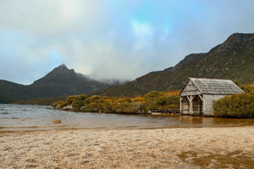 Dove Lake House - Australian Stock Image