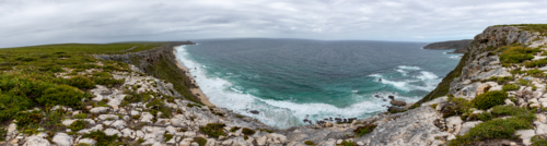 Dramatic Cliffs and Turquoise Ocean at Kangaroo Island - Australian Stock Image