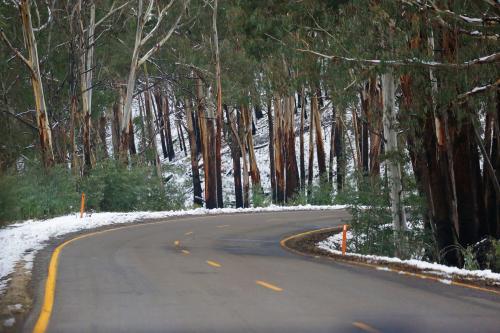 Driving to the snow - Australian Stock Image