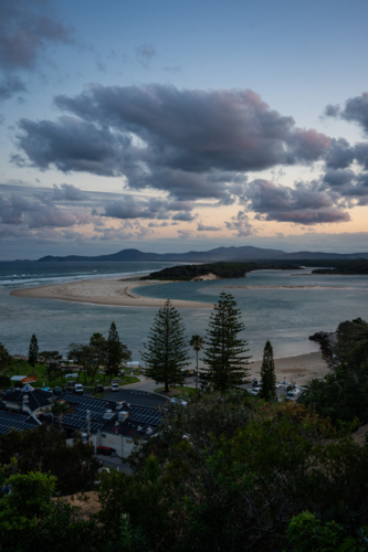 dusk in Nambucca heads - Australian Stock Image