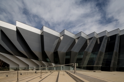 Dynamic Glass Building - Australian Stock Image