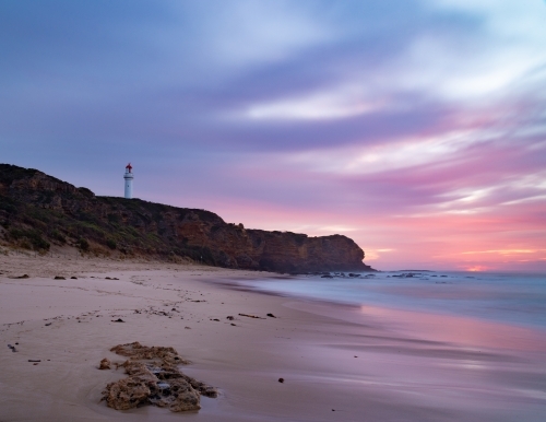 Early morning light at Aireys Inlet, Great Ocean Road - Australian Stock Image