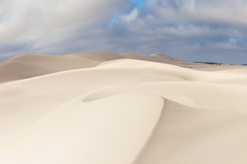 Early morning light over the sand dunes of Esperance Western Australia - Australian Stock Image
