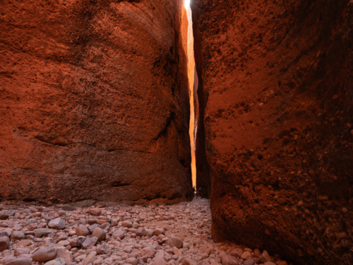 Echidna Chasm in Purnululu National Park, Western Australia - Australian Stock Image
